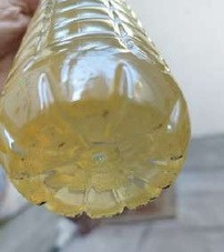 Acqua del circuito chiarificata dopo l'installazione dell'antifanghi.